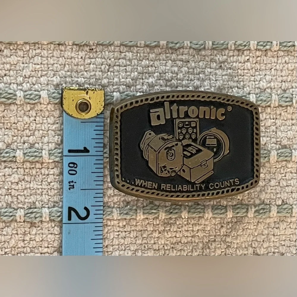 Kids Solid Brass Belt Buckle - Handmade 1992